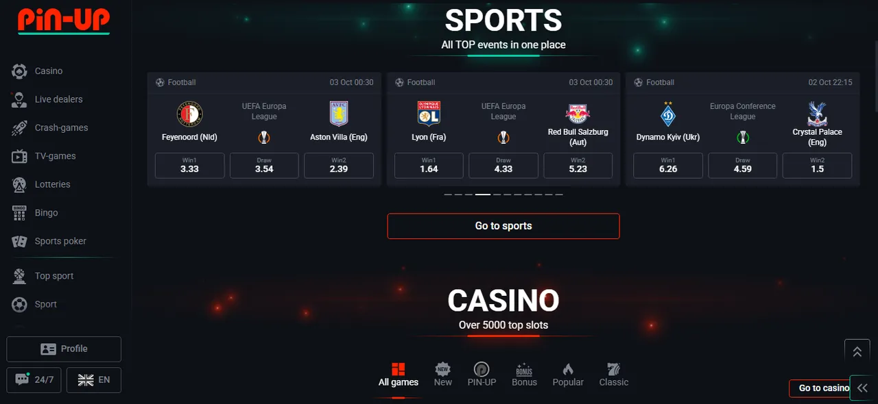 Pin Up Casino destek ve güvenilirlik